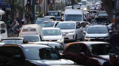 El programa Hoy No Circula se aplica de las 5:00 a las 22:00 horas en todas las alcaldías de la Ciudad de México y en tres zonas conurbadas del Estado de México. SUN/F. Rojas