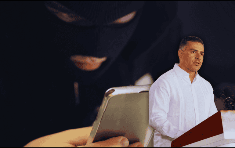 García Harfuch detalla que, en coordinación con las compañías telefónicas, se han cancelado números extorsivos y chips utilizados para cometer delitos. EFE / ESPECIAL / CANVA