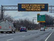 Se espera que la tormenta deje entre 15 y 25 centímetros de nieve durante el fin de semana. EFE/E. LESSER