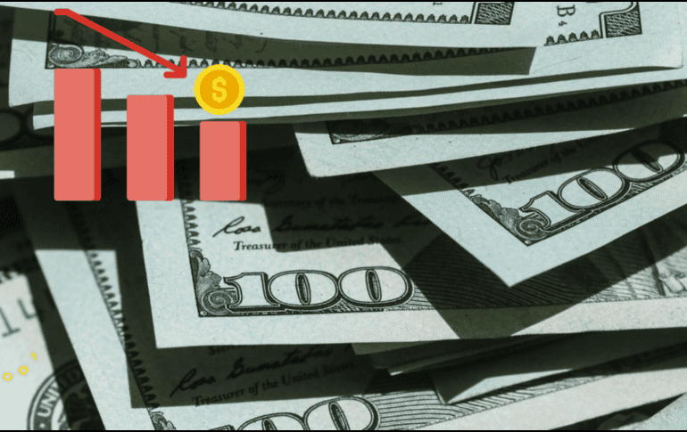 En el balance semanal, la divisa norteamericana acumula una caída de 1,49%, mientras que en comparación anual mantiene una disminución de 14,51% . CANVA