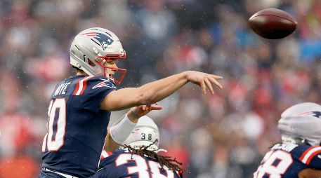 Drake Maye llega con el control total de una ofensiva que no perdona errores y sueña con recuperar los tiempos gloriosos de los Pats. AFP