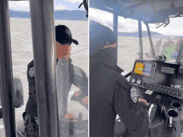 Los jóvenes, entre 19 y 22 años de edad, fueron localizados en un punto cercano a la Isla de los Alacranes en buen estado de salud. ESPECIAL