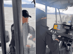 Los jóvenes, entre 19 y 22 años de edad, fueron localizados en un punto cercano a la Isla de los Alacranes en buen estado de salud. ESPECIAL