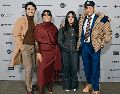 Guillermo Alonso, Adriana Paz, Jennifer Trejo y Eme Malafe asisten al estreno de “La Cazadora”, durante el Festival de Cine de Sundance 2026, en Park City (Estados Unidos). AFP