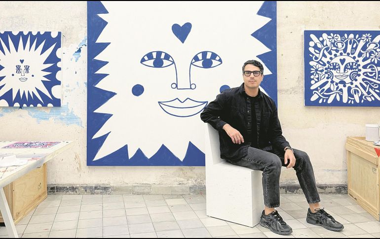 Su exposición “No vivirás con los ojos cerrados” toma al Sol como gran referencia creativa. CORTESÍA