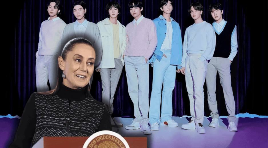 BTS tiene tres conciertos confirmados en México en mayo de este año. EFE/Ocesa/J. Méndez