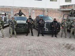 Operativo en Encarnación de Díaz deja cinco detenidos por presunta extorsión en Jalisco y Guanajuato. CORTESÍA/SSE