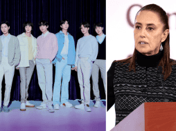 La Presidenta de México reveló que envió una nota al presidente de Corea del Sur  para solicitar su intervención y facilitar que BTS realice más conciertos en México. EFE/J. Méndez/Ocesa/BTS