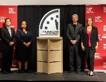 Desde 2007, el reloj ha incluido en sus valoraciones el deterioro del planeta debido al calentamiento global y la crisis climática. EFE/ Christiani Inc. / Boletín de Científicos Atómicos