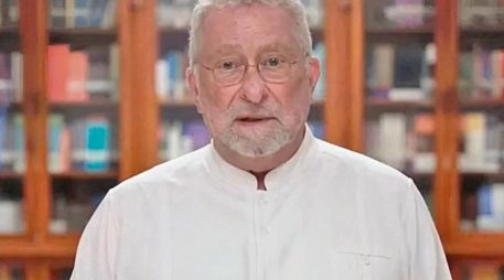 José Abud Flores. El exrector de la Universidad Autónoma de Campeche, durante una entrevista en la que afirmó que su detención tuvo intereses políticos. ESPECIAL