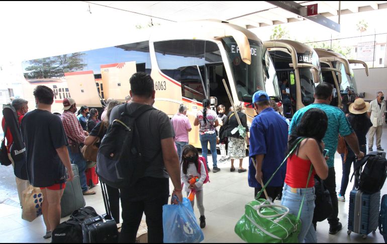 La Jefa del ejecutivo afirmó que en la Central de Autobuses ubicada en Tlaquepaque, existe un operativo permanente entre autoridades federales y estatales. EL INFORMADOR / ARCHIVO