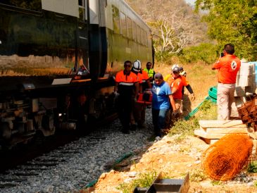 El maquinista excedió el límite de velocidad permitido de 50 Km/h. EFE/L. Villalobos
