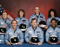 La cuenta sobre archivos históricos de la NASA publicó una foto de los siete integrantes de la misión, junto a las palabras que el entonces presidente estadounidense, Ronald Reagan. EFE/NASA