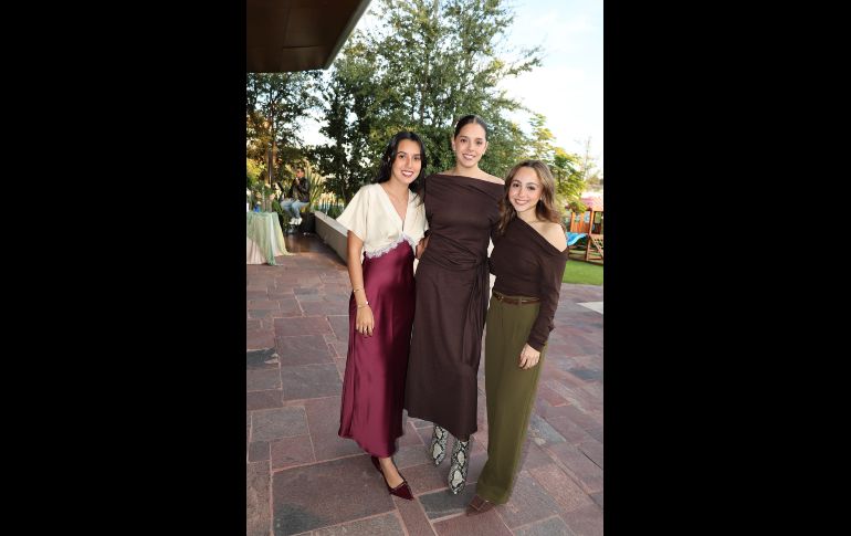 Regina Rodríguez, Daniela López y María Fernanda Preciado. GENTE BIEN JALISCO / Bridal Shower de Larisa