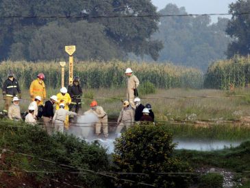 Pemex informó el aseguramiento de predios y la detección de derrames e incendios. EFE/ARCHIVO