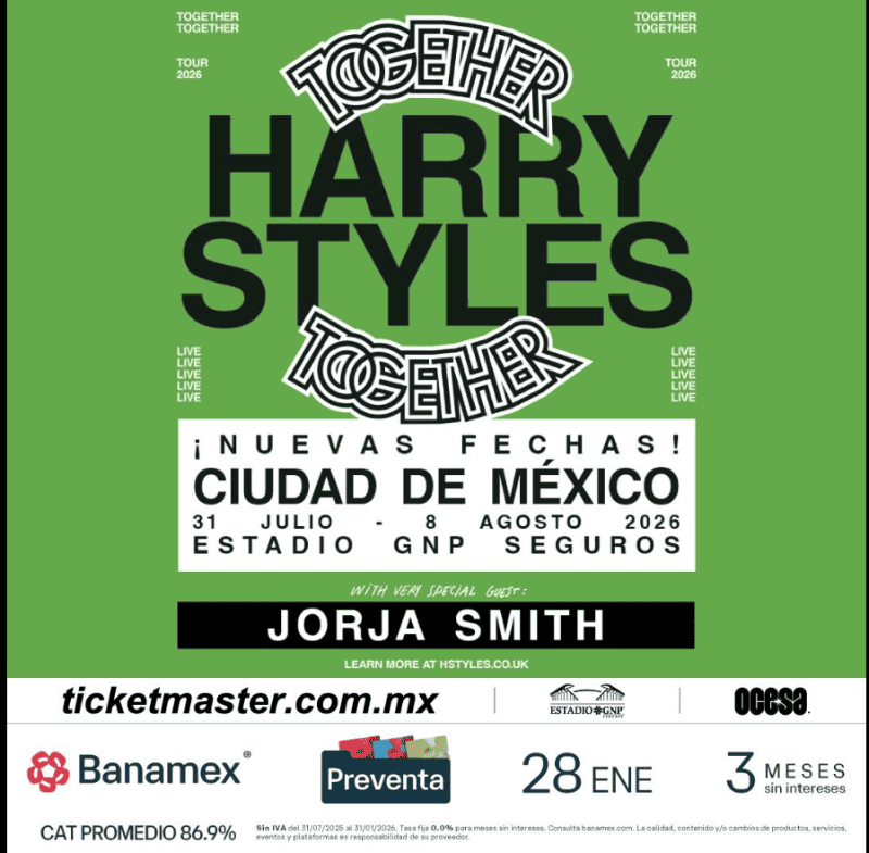 Los organizadores recomendaron a los interesados ingresar con anticipación a la fila virtual, ya que se prevé que la alta demanda continúe.&nbsp;FACEBOOK / Ocesa