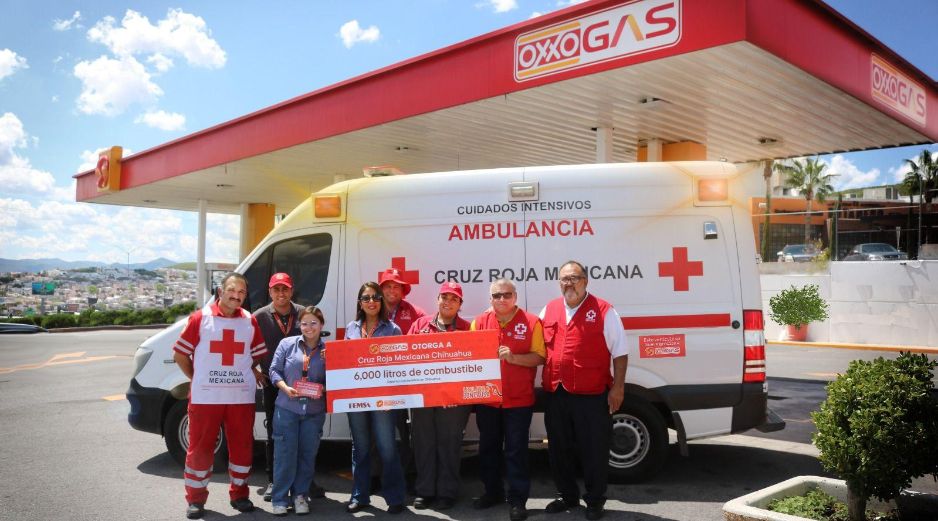 Una de las instituciones que se vio beneficiada fue la Cruz Roja Mexicana. CORTESÍA