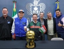 El Gobernador del Estado, Pablo Lemus, ofreció una rueda de prensa en la que destacó la oportunidad única que tiene la entidad de poder albergar un certamen de gran magnitud. EL INFORMADOR/ A. NAVARRO.