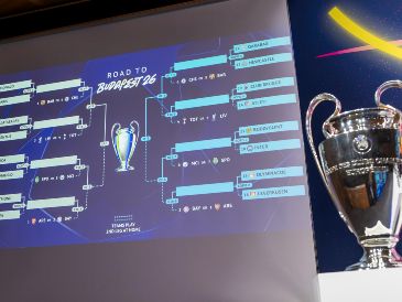 Los juegos de ida de los playoffs se disputarán el 17 y 18 de febrero, mientras que los partidos de vuelta se jugarán el 24 y 25 del mismo mes. EFE/M. Trezzini