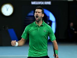 Djokovic, ganador y finalista del Abierto de Australia 2026. EFE / J. Ross