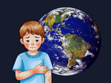 La disminución sostenida de las coberturas es el principal detonante del regreso del sarampión: ESPECIAL / CANVA