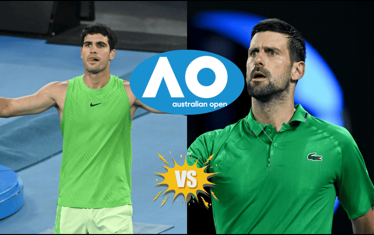 Tras la Final del Abierto de Australia, el serbio desbancará Zverev del tercer sitio de la clasificación; y Carlos Alcaraz se mantendrá en lo más alto, aunque no se convierta en campeón. EFE / J. Ross