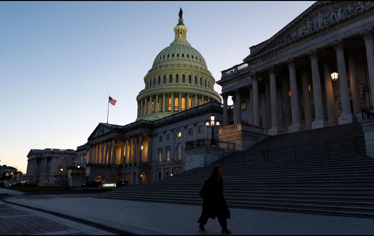 el envío de la ley al presidente Donald Trump para su firma podría evitar un cierre federal. EFE/EPA/W. Oliver