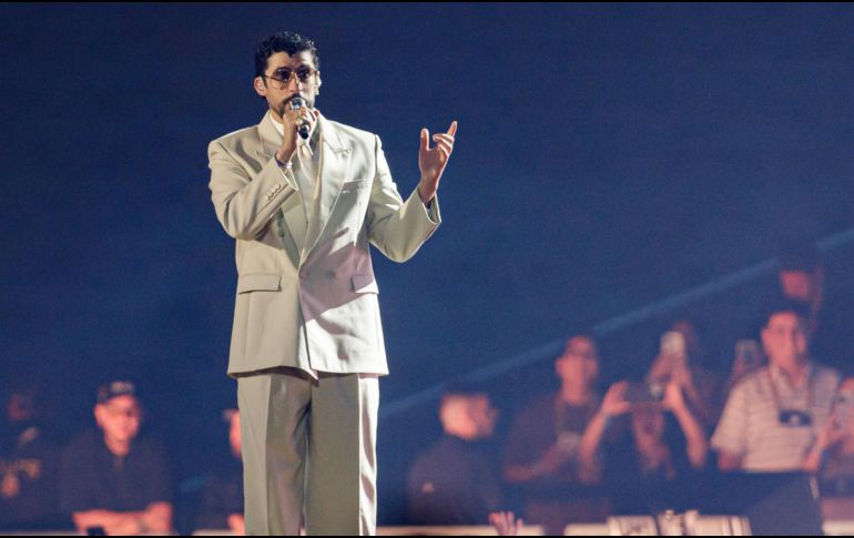 Su álbum “DtMF” encabezó las listas de Los 50 mejores álbumes de 2025 y Los 25 Mejores Álbumes de Música Latina de 2025. EFE/S. Blanco