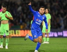 Charly Rodríguez celebra su gol, el cuarto del Cruz Azul. IMAGO7/A. Rodríguez