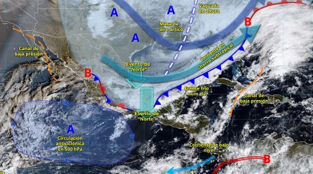 La CNPC exhorta a la población a mantenerse informada mediante fuentes oficiales de la CNPC y la Conagua. ESPECIAL / Conagua