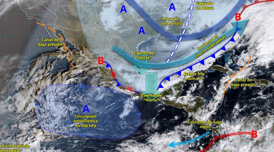 El SMN advierte que estas condiciones pueden ocasionar crecidas de ríos, deslaves, inundaciones, caída de árboles y riesgos en tramos carreteros, por lo que recomienda a la población mantenerse informada y extremar precauciones. ESPECIAL/ SMN.
