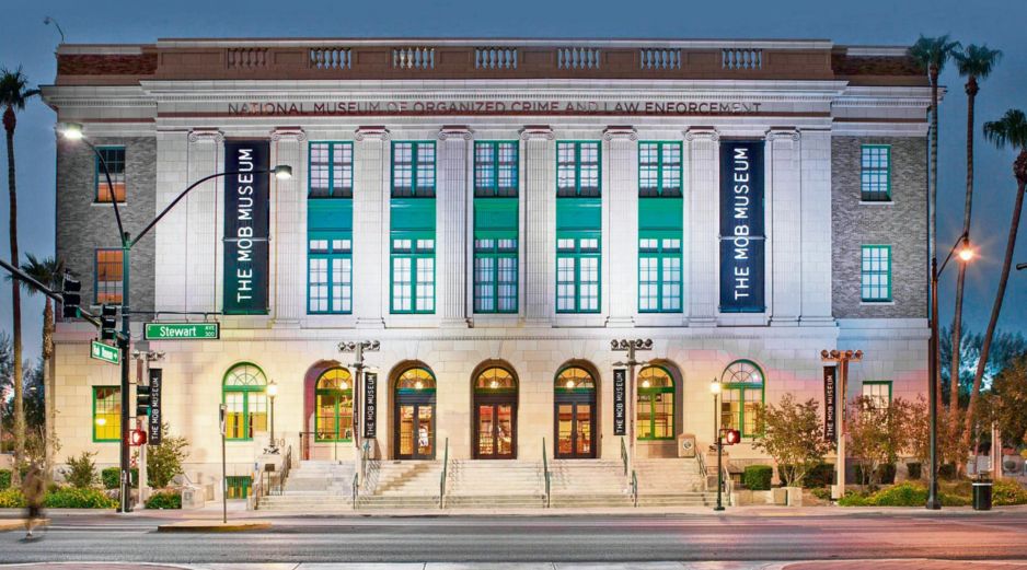 Mob Museum. El museo abrió sus puertas el 14 de febrero de 2012. ESPECIAL