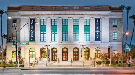 Mob Museum. El museo abrió sus puertas el 14 de febrero de 2012. ESPECIAL
