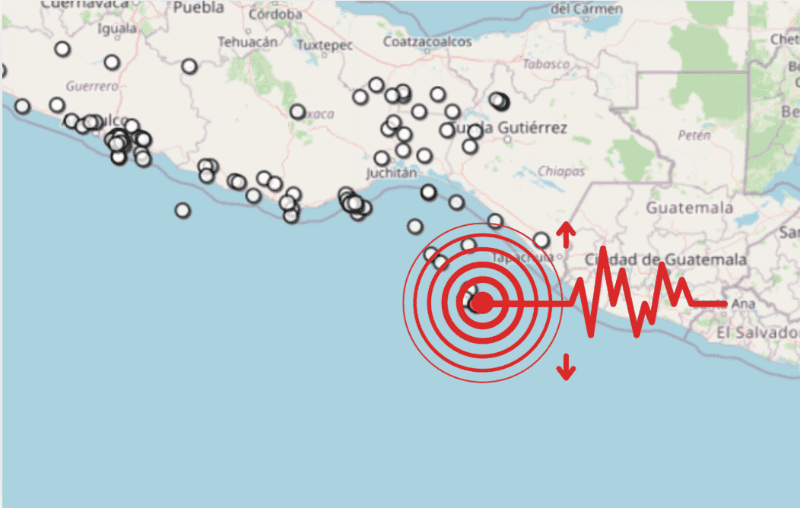 &nbsp;Sismo en Chiapas. ESPECIAL / SSN