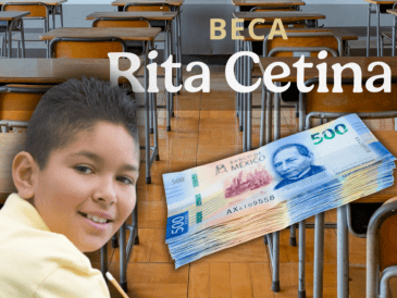 El pago triple corresponde a los bimestres acumulados desde que no se les otorgó la Beca Rita Cetina. ESPECIAL/Gobierno de México