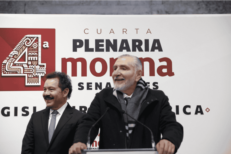 Este 1 de febrero, Ignacio Mier se convierte en el coordinador de Morena en el Senado de la República. X / @MorenaSenadores