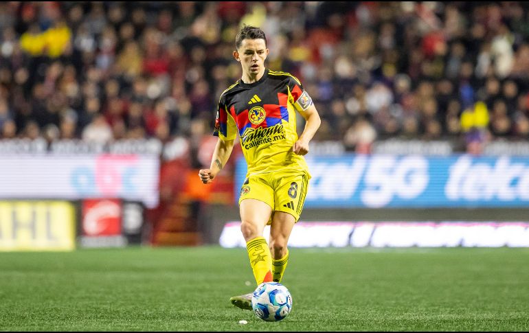 Fidalgo llegó al América en el Clausura 2021 y se consolidó como uno de los futbolistas más importantes del plantel. IMAGO7.