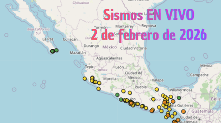 Sismos en México | EN VIVO | 2 de febrero de 2026. ESPECIAL / SSN
