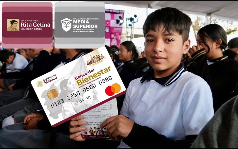 Es importante considerar que los depósitos de la Beca Rita Cetina no se realizan de manera mensual, sino que son pagos bimestrales. ESPECIAL / Programas del Bienestar y CANVA