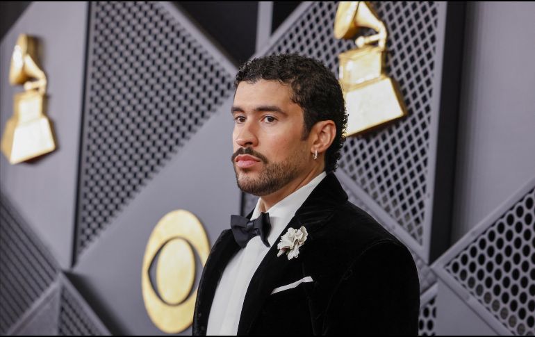 Bad Bunny hizo inónica la gala de los Grammys 2026, y no precisamente por su música, sino por su mensaje político. EFE / ARCHIVO