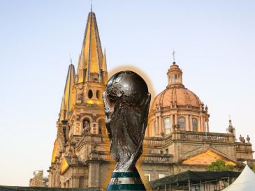 Guadalajara no solo es una parada simbólica, sino una de las ciudades anfitrionas del Mundial 2026, torneo en el que albergará cuatro partidos oficiales. ESPECIAL / AFP y EL INFORMADOR