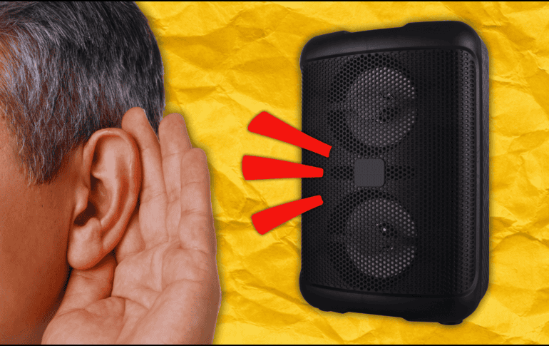 El ruido, advierten especialistas, destruye las células nerviosas encargadas de la audición y el deterioro es irreversible. ESPECIAL / CANVA