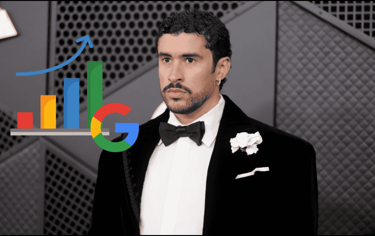 Aumentan búsquedas en internet de Bad Banny en los Grammy. EFE / C. TORRES