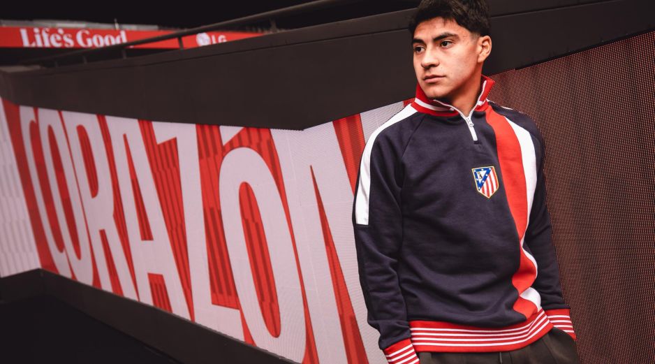El mexicano buscará aportar dinamismo y equilibrio, siguiendo los pasos de compatriotas como Hugo Sánchez, Raúl Jiménez y Héctor Herrera. X/ @Atleti.