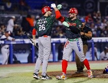 El encuentro se definió en las primeras tres entradas gracias a los batazos tan oportunos de los peloteros del conjunto que en esta ocasión fungió como visitante. CORTESÍA.