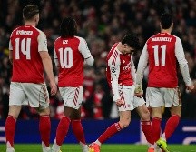 El Arsenal se enfila al primer trofeo de una temporada que puede resultar épica. AFP/B. Stansall