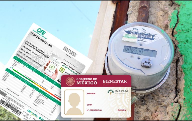 La tarjeta se puede tramitar a partir de que una persona cumple los 60 años para acceder a algunos descuentos, aunque no para todos los pagos. ESPECIAL / EL INFORMADOR, CFE e INAPAM