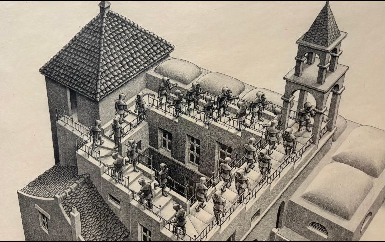 Escher fascinó al público con obras como 