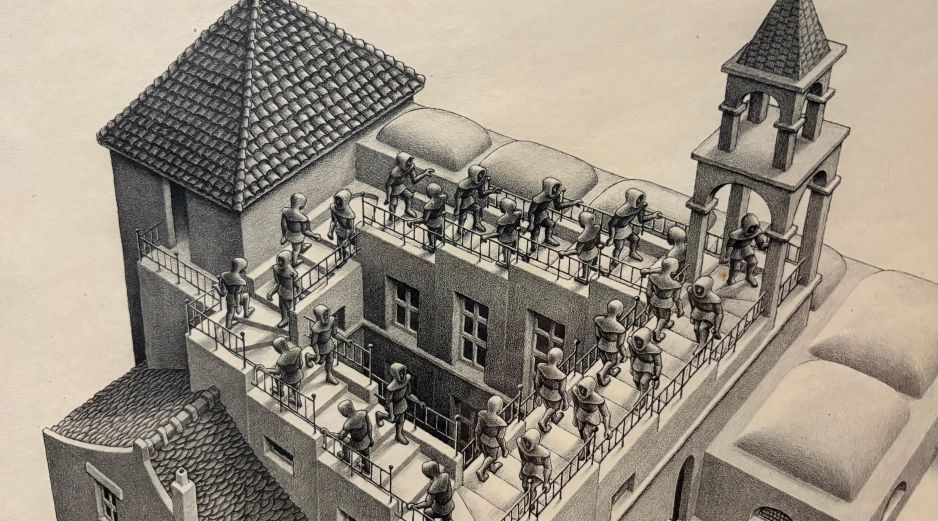 Escher fascinó al público con obras como 