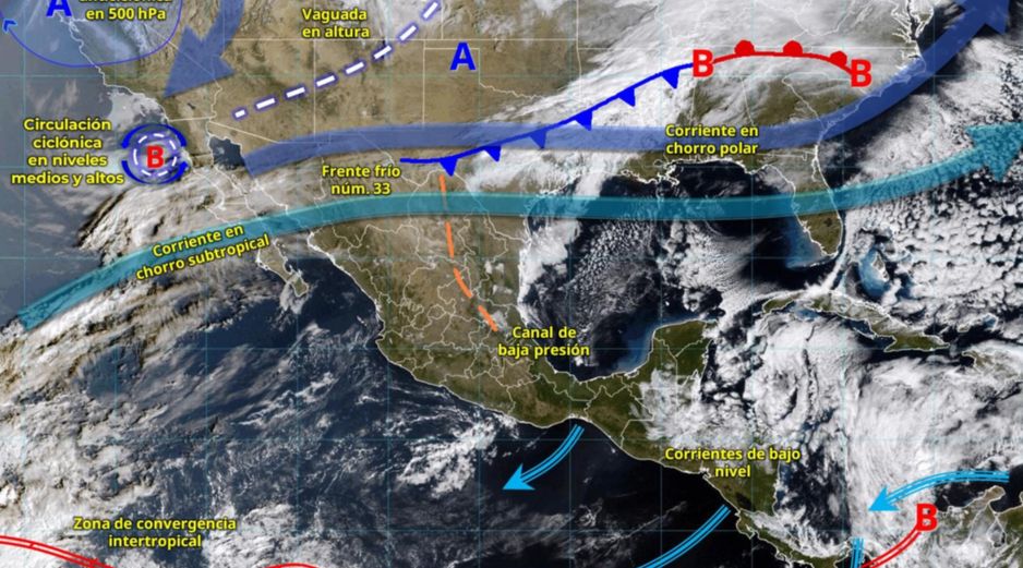 Se recomienda abrigarse, extremar precauciones por heladas y vientos y mantenerse atento a los avisos oficiales. ESPECIAL/ SMN.
